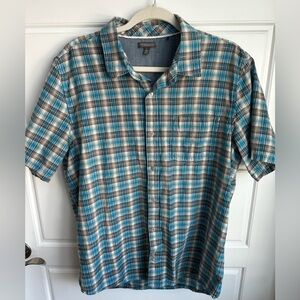 Toad & Co Men’s Short-Sleeve Button-Down Shirt Size Large